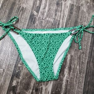 ⭐Victoria Secret Swim Green Print Bikini Bottoms